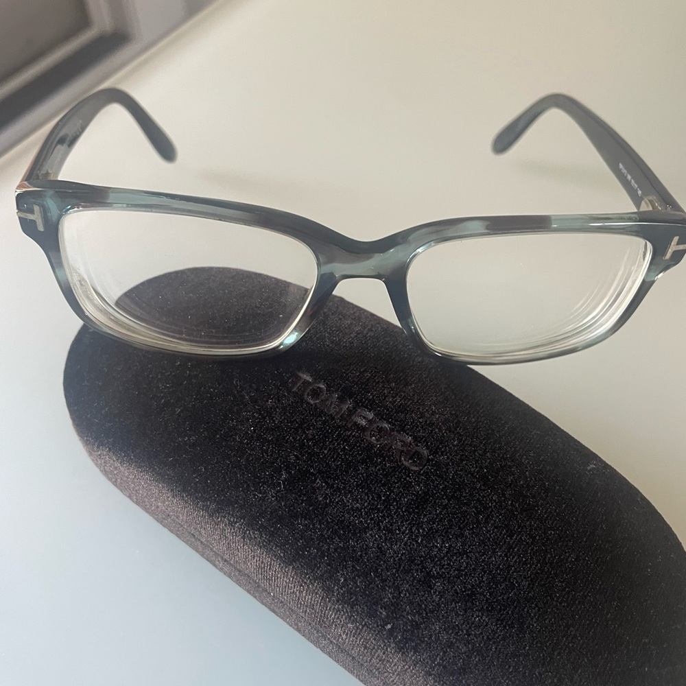 Tom Ford Grey Eyeglasses
